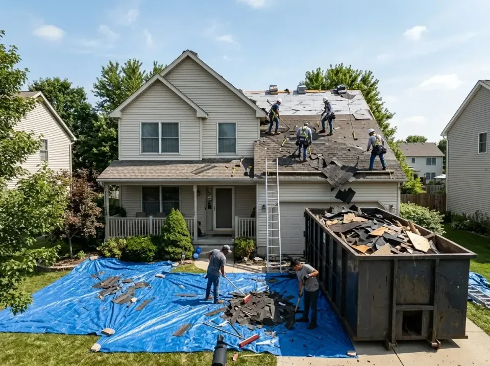 roof-replacement-debris-remova-004 — frequently asked questions, Cheapest Dumpster Rentals in Lawrence, IN